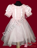 Нарядное детское платье "Розовое кружево ЕК-5"