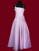 Нарядное детское платье "Розовый атлас"