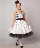 Нарядное детское платье "Красавушка Горох"