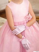 Перчатки детские PERLITTA нарядные PACG011203 розовые