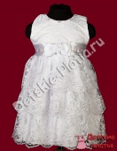 Детское нарядное платье "Снежинка"