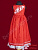 Детское нарядное платье "Красные маки"