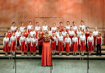 Юбка с аппликацией на поясе и регулировкой обхвата