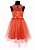 Нарядное детское платье "Алый цвет TR"