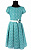 Нарядное детское платье "Beauty 269 зеленое"