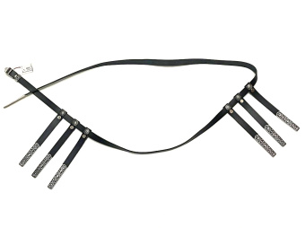 Пояс кавказский наборный чернёный