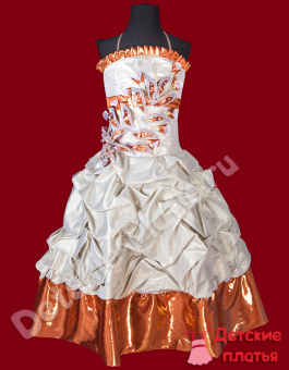 Нарядное детское платье "Орхидея 25"