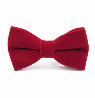 Бабочка для мальчика бархатная 