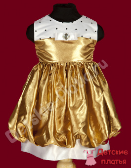 Детское нарядное платье "Золотая россыпь"
