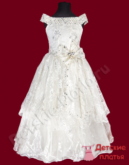 Нарядное детское платье "Снежана Кружева"