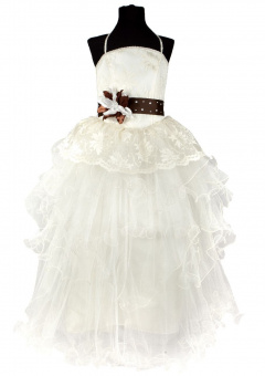 Нарядное детское платье "Золушка 668"