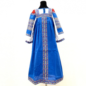 Сарафан народный "Дуняша" синий
