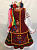 Украинский национальный женский костюм "Бордовый с лентами"