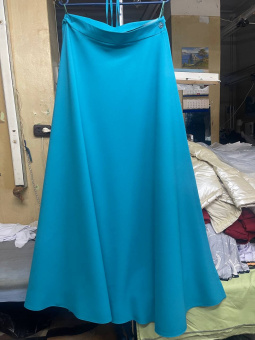 Юбка для хормейстера с запАхом (бирюза)